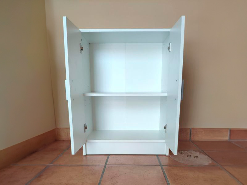 Foto de cliente de Armario Auxiliar Bajo Multiusos Color Blanco 59x80 cm