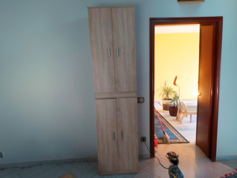 Foto de cliente de Mueble Zapatero Recibidor Armario Con 2 Puertas Y Estantes Roble Canadian 55 cm