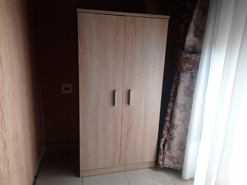 Foto de cliente de Mueble Zapatero Recibidor Armario Con 2 Puertas Y Estantes Roble Canadian 55 cm
