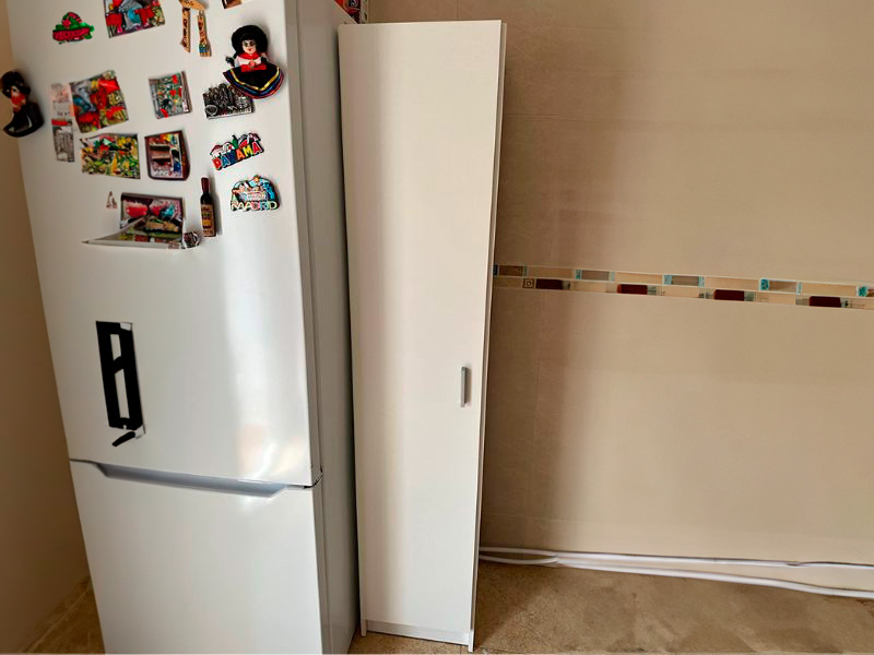 Foto de cliente de Pack de 4 Armario Multiusos de Cocina Despensa en Blanco