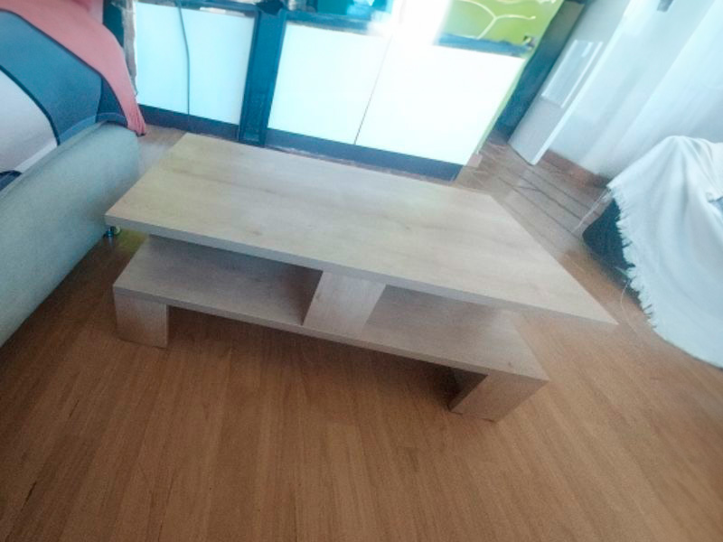 Foto de cliente de Mesa Centro Fija Palace Roble Safir 80x50 cm