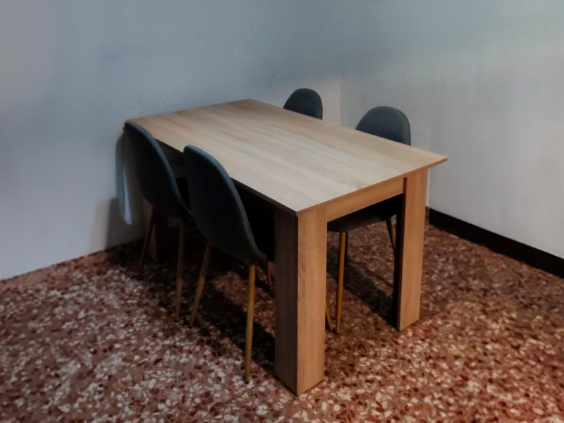 Foto de cliente de Mesa de Comedor Fija Nur Color Roble Sonoma 138x80 cm