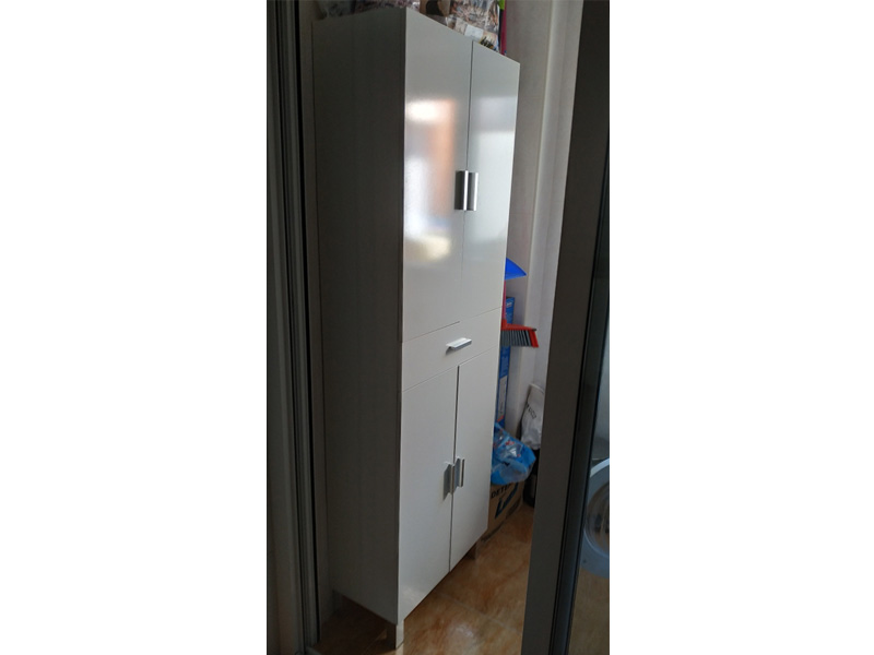 Foto de cliente de Mueble Auxiliar de Baño Galatea Blanco Brillo 60x182 cm