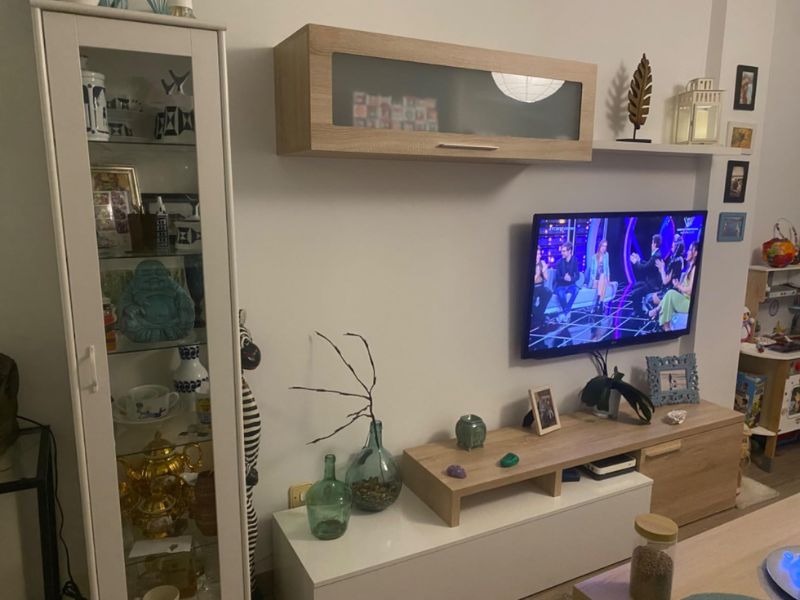 Foto de cliente de Mueble salón Nexus modular roble canadian y blanco brillo 200 cm