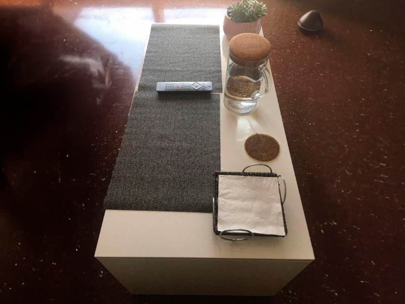 Foto de cliente de Pack muebles para salón Blanco Brillo y Roble Canadian