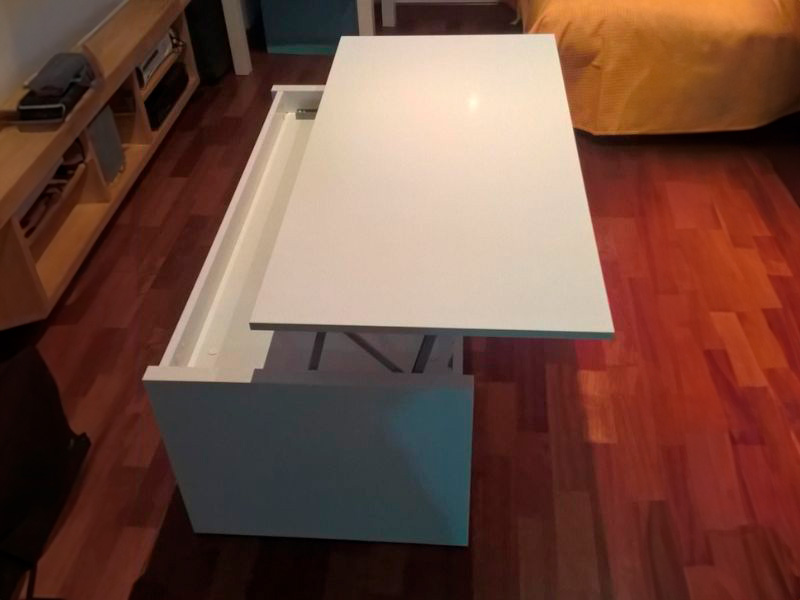 Foto de cliente de Pack muebles para salón Blanco Brillo y Roble Canadian