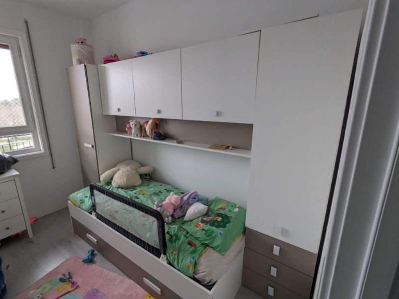 Foto de cliente de Cama Juvenil Tidy Blanca Habitación Juvenil 90x200 cm Sin Somier