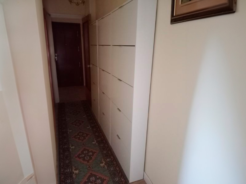 Foto de cliente de Mueble Zapatero Recibidor Pasillo Blanco Brillo Alto 5 Puertas 70 cm