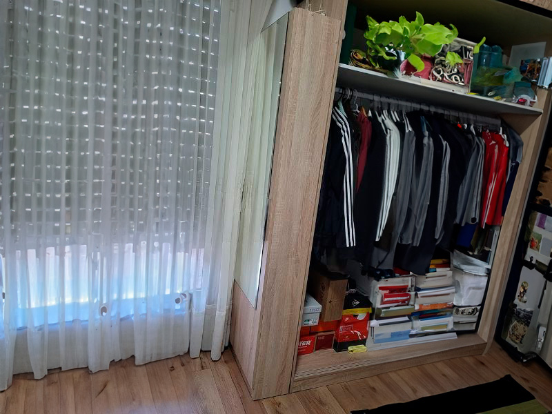 Foto de cliente de Mueble Zapatero Recibidor Alto con Espejo 50 cm