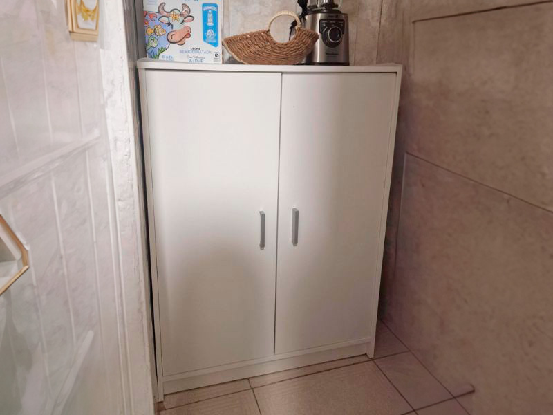 Foto de cliente de Mueble Zapatero Recibidor Armario Basic Blanco 6 Estantes 75 cm