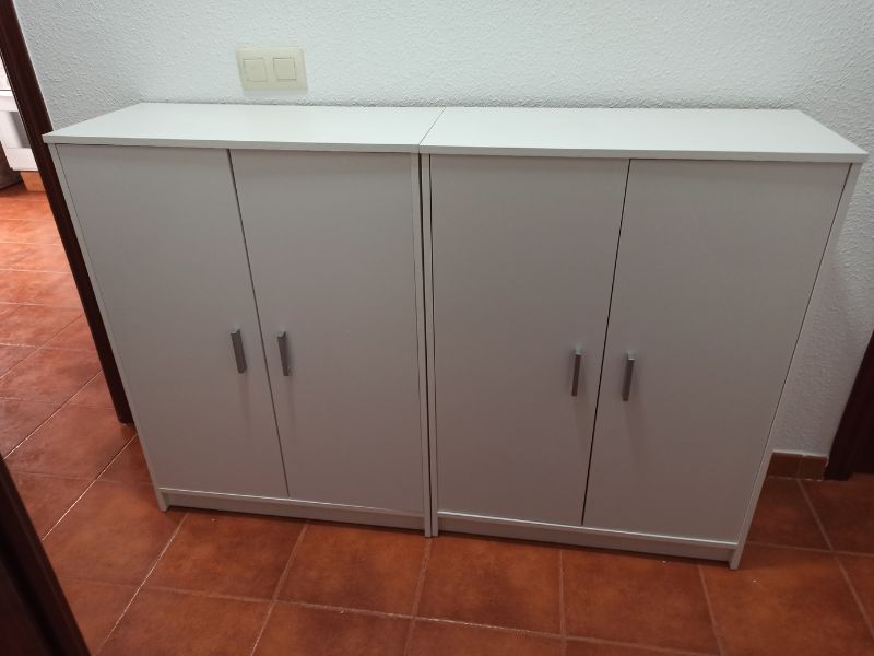 Foto de cliente de Mueble Zapatero Recibidor Armario Basic Blanco 6 Estantes 75 cm