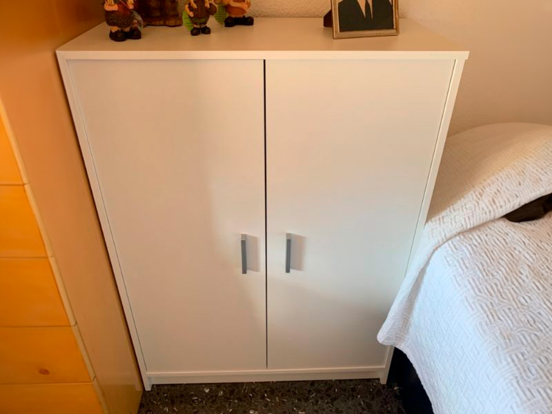 Foto de cliente de Mueble Zapatero Recibidor Armario Basic Blanco 6 Estantes 75 cm