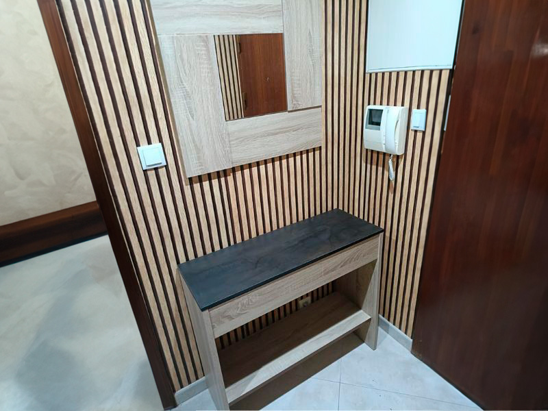 Foto de cliente de Mueble de Entrada Recibidor Consola con Espejo Andy 92 cm