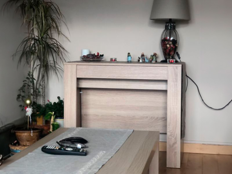 Foto de cliente de Mesa súper extensible comedor Train roble 5 posiciones 51-237x90 cm