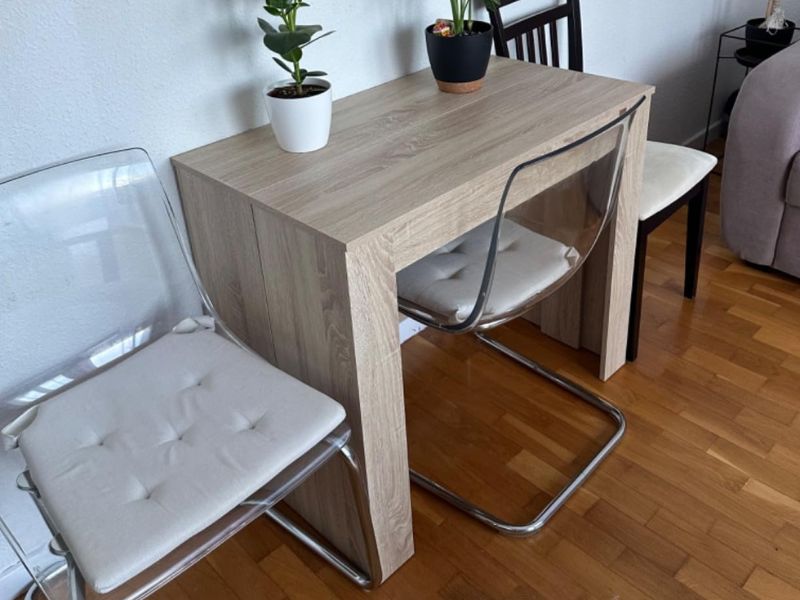Foto de cliente de Mesa súper extensible comedor Train roble 5 posiciones 51-237x90 cm
