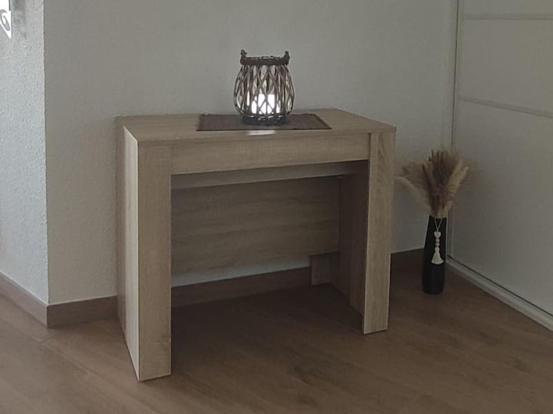 Foto de cliente de Mesa súper extensible comedor Train roble 5 posiciones 51-237x90 cm