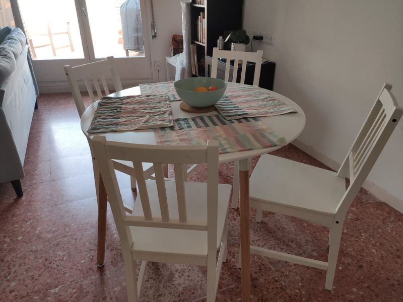 Foto de cliente de Mesa De Cocina Redonda Fija Nordika Color Blanco y Haya 100x75 cm