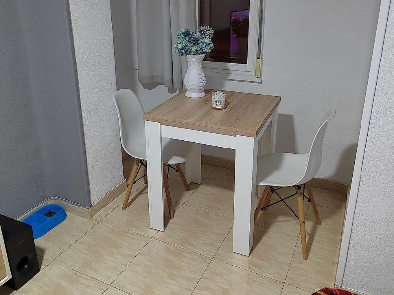 Foto de cliente de Mesa cocina extensible Livre auxiliar 78-79x67-134x67 cm