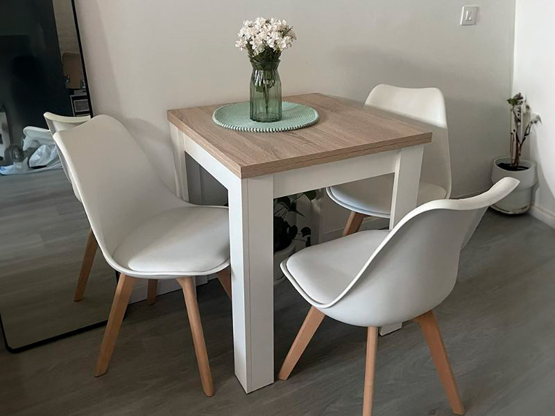 Foto de cliente de Mesa cocina extensible Livre auxiliar 78-79x67-134x67 cm