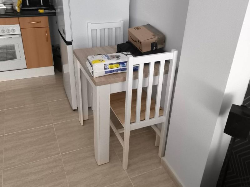 Foto de cliente de Mesa cocina extensible Livre auxiliar 78-79x67-134x67 cm