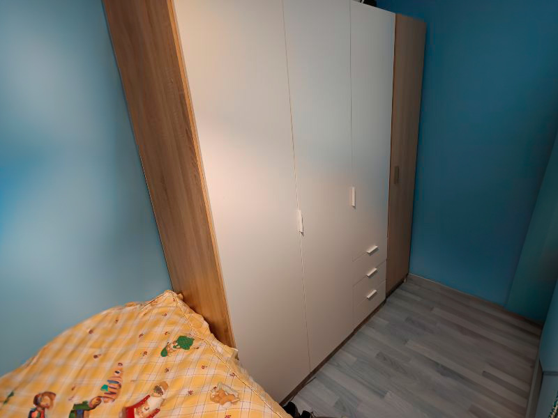 Foto de cliente de Habitación Juvenil Moderna Pack Muebles Color Blanco Artik y Roble Canadian