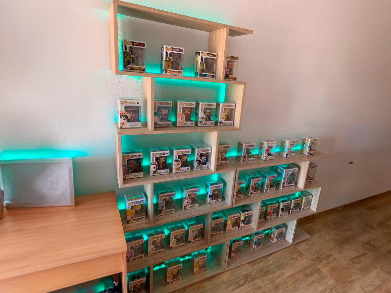 Foto de cliente de Estanteria Librerí Baja Athena Color Roble Canadian 110x97x24 cm