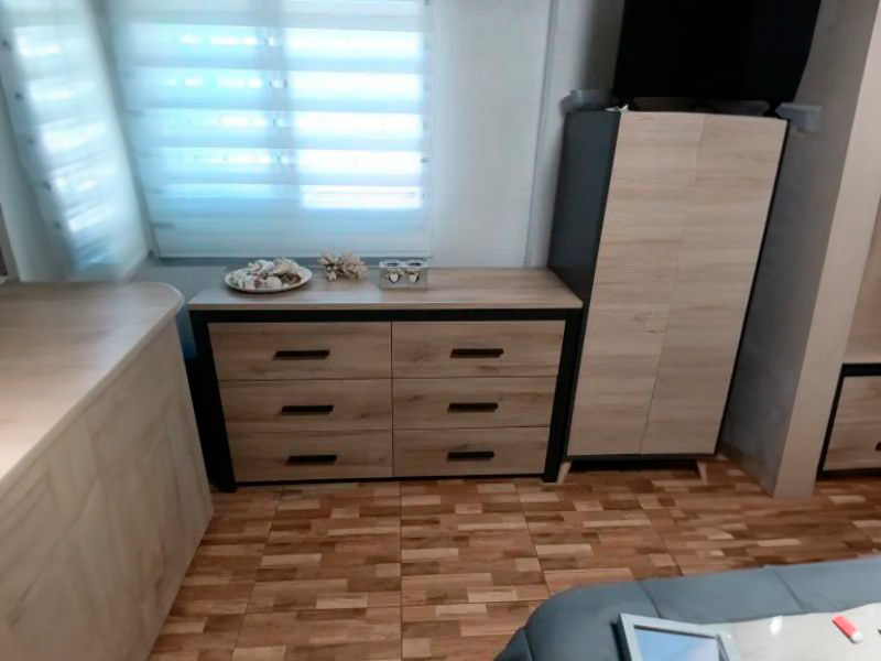 Foto de cliente de Cómoda Para Dormitorio Industrial Urano 129x77 cm