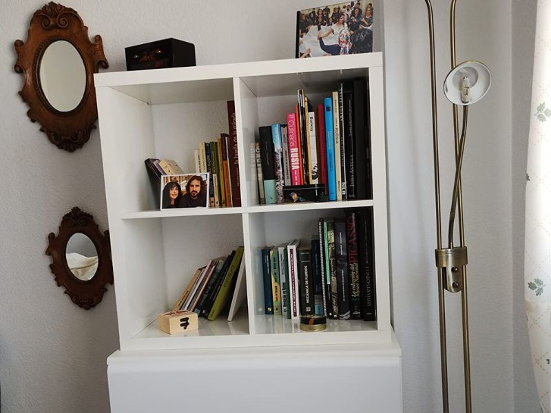 Foto de cliente de Estanteria Cubos blanco brillo 77x77x39