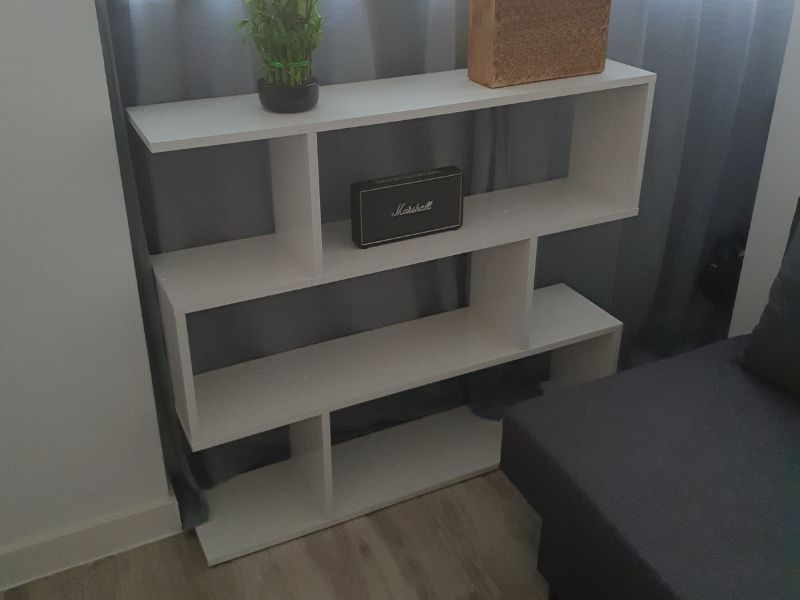 Foto de cliente de Estanteria Athena Baja Color Blanco Brillo 110x97x24 cm