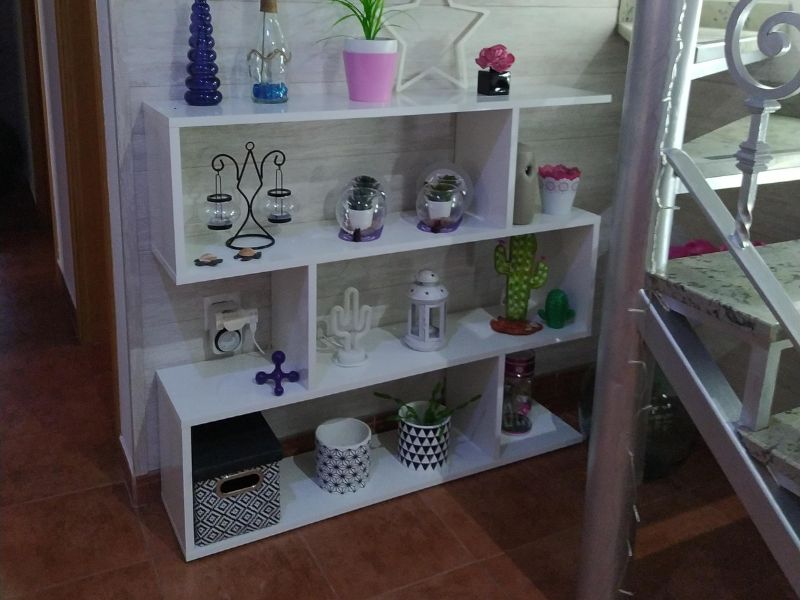 Foto de cliente de Estanteria Athena Baja Color Blanco Brillo 110x97x24 cm