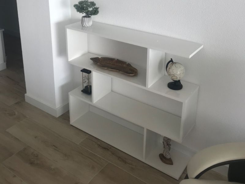 Foto de cliente de Estanteria Athena Baja Color Blanco Brillo 110x97x24 cm