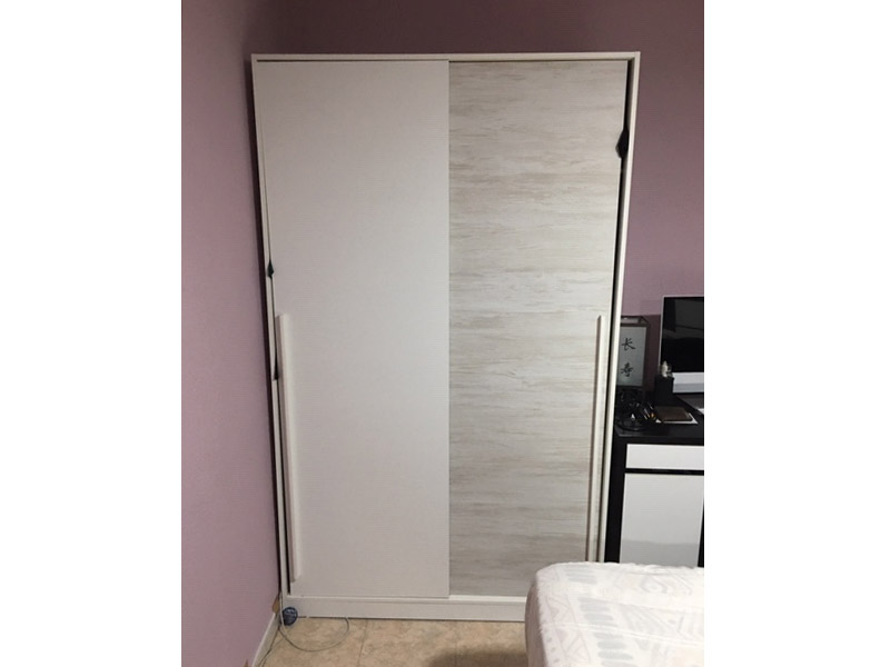 Foto de cliente de Armario Juvenil 2 Puertas Correderas Elliot 120x200 cm
