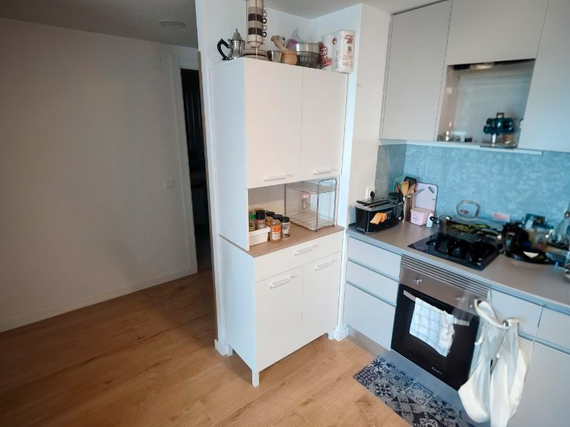 Foto de cliente de Mueble auxiliar cocina alto Yuka Blanco 72x186 cm