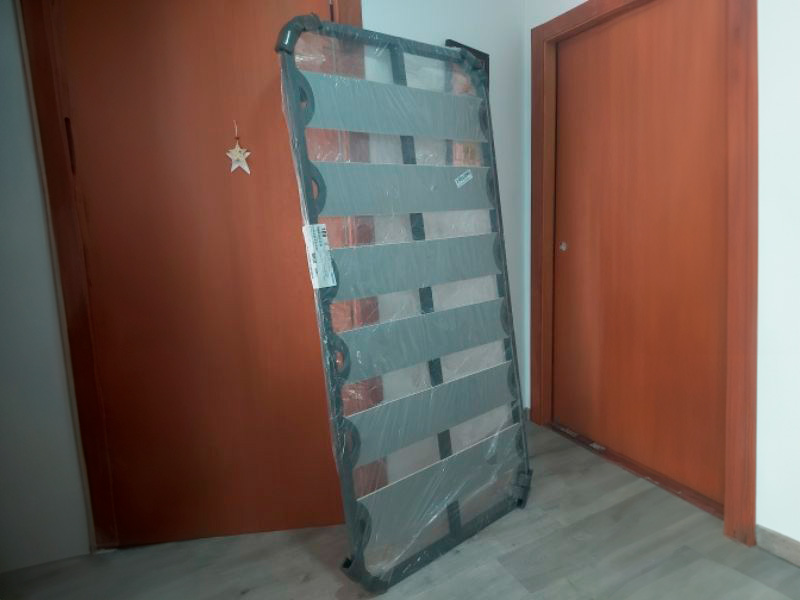 Foto de cliente de Somier de Láminas Balda Ancha 40x30 mm (Con Patas)