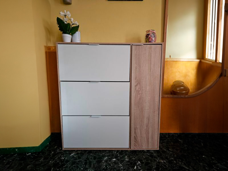 Foto de cliente de Mueble Zapatero Recibidor Pasillo 4 Puertas Class 106 cm