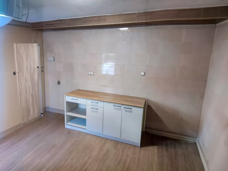 Foto de cliente de Cocina Modular Cooking en Blanco Mate y Roble 180 cm