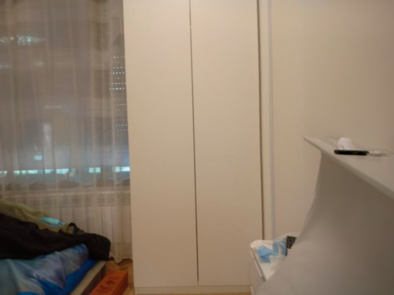 Foto de cliente de Armario Alto 2 Puertas Ghost Blanco Mate 203x79 cm