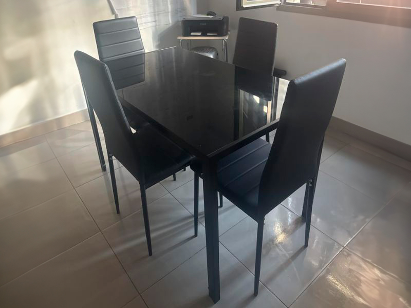 Foto de cliente de Silla de Comedor Avat Estilo Industrial Color Negro