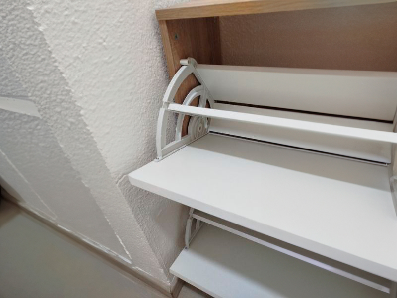 Foto de cliente de Mueble Zapatero 2 Puertas Tibet Roble Cambrian y Blanco 74 cm