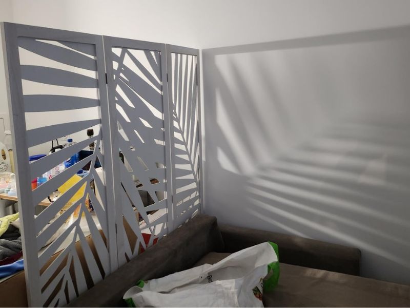 Foto de cliente de Biombo Decoración Ambientes 3 Paneles Akira Color Blanco