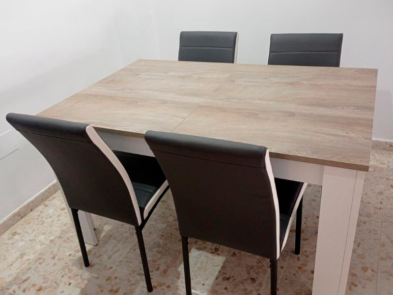 Foto de cliente de Sillas Salón Comedor Moderno Color Gris Meli