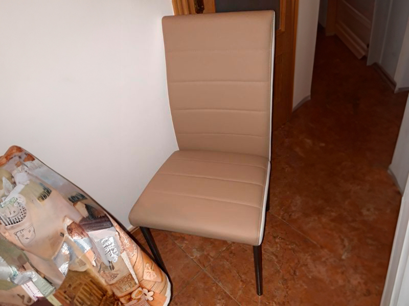 Foto de cliente de Silla De Comedor Meli Diseño Moderno Color Camel