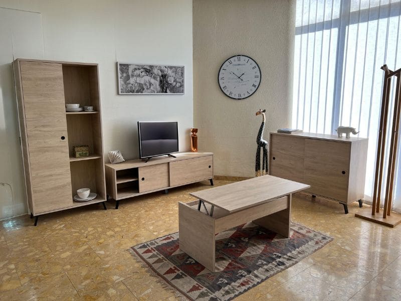 Foto de cliente de Armario aparador Kam color roble 120 cm
