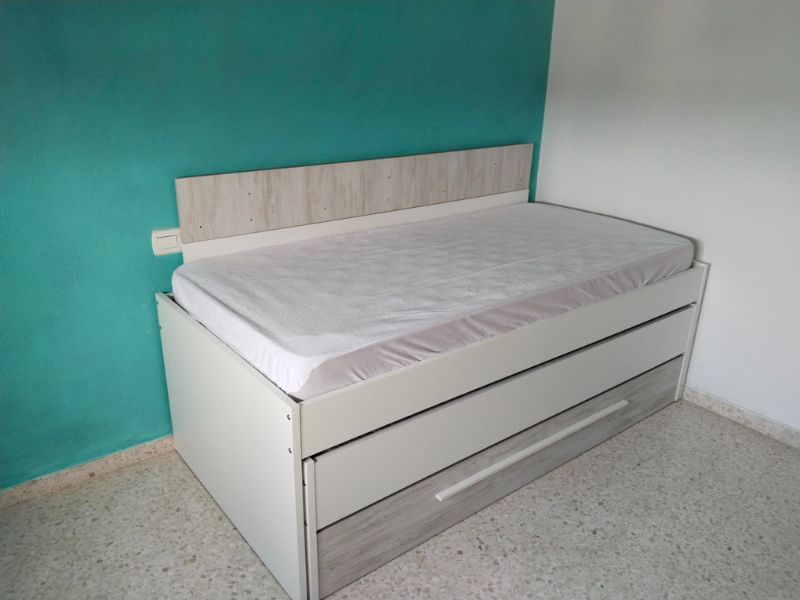 Foto de cliente de Cama Nido con Cajones Elliot 190x90 cm + Estantería Blanco