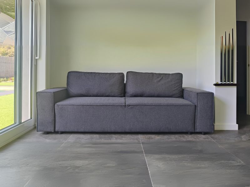 Foto de cliente de Sofá Cama Dutch 3 plazas con Arcón Color Gris Antracita 239 cm