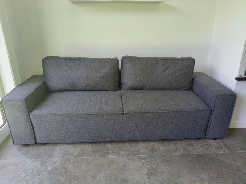 Foto de cliente de Sofá Cama Dutch 3 plazas con Arcón Color Gris Antracita 239 cm