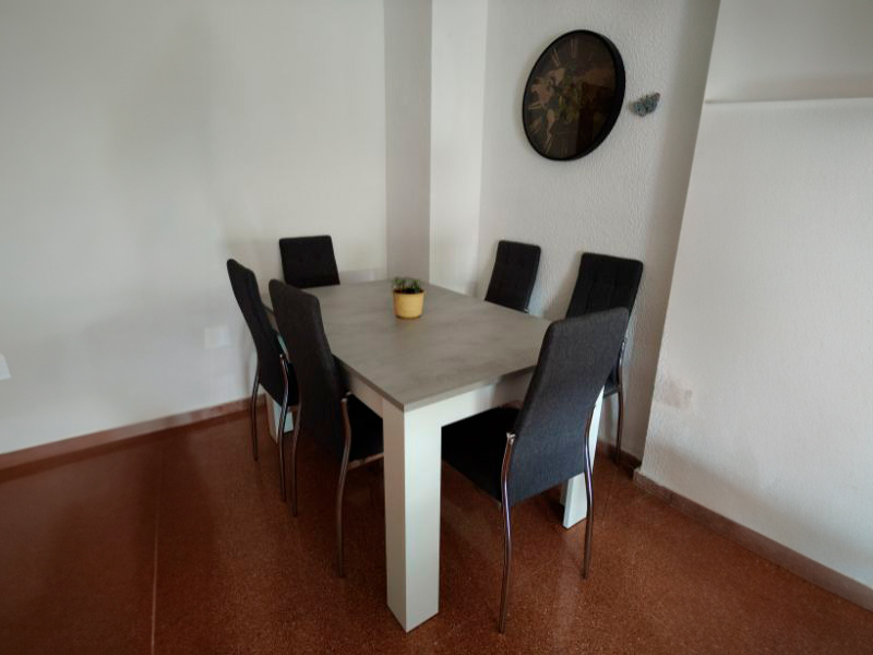 Foto de cliente de Mesa comedor extensible Cemento 140-190x90 cm