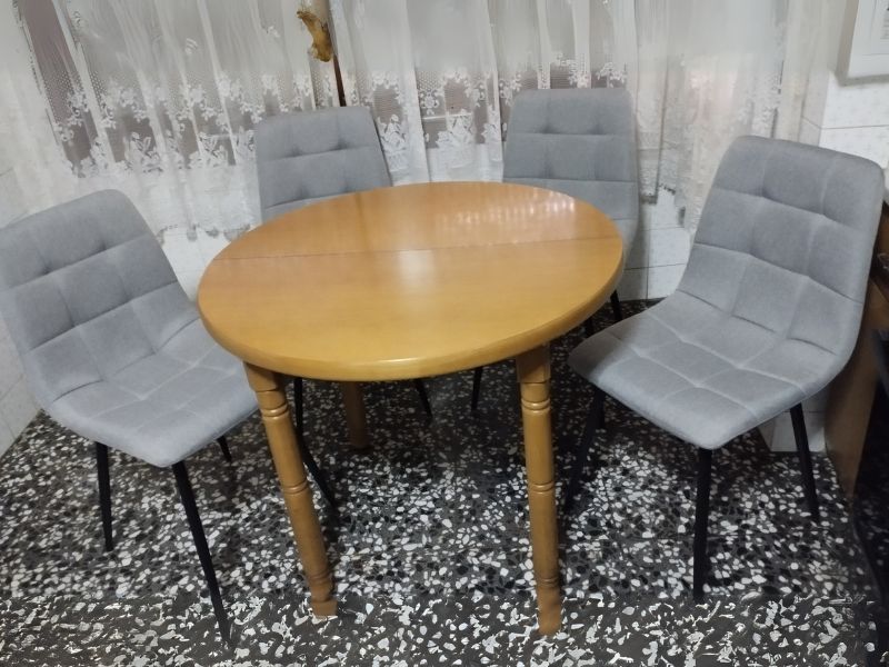 Foto de cliente de Silla Salón Comedor Portland Color Gris
