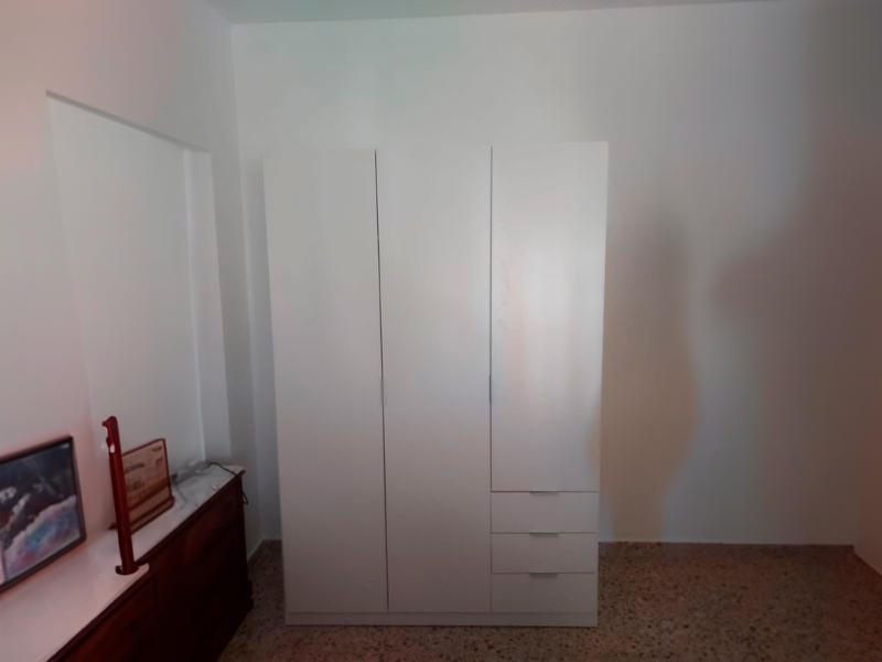 Foto de cliente de Armario Blanco 3 Cajones 3 Puertas 121x180 cm