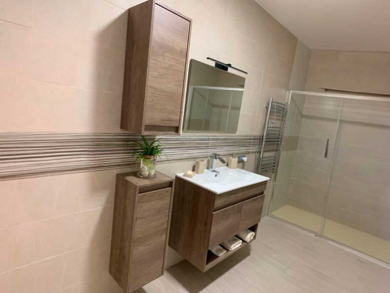 Foto de cliente de Mueble de Baño Pack Nordik Completo (Incluye Lavabo y Espejo)